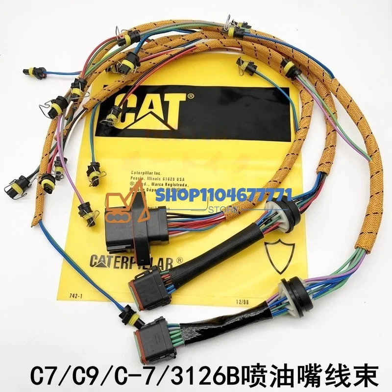 

Жгут топливной форсунки Carter для двигателя C-7 C7 C9 3126B, номер детали 222-5917 419-0841, аксессуар для автомобильного двигателя