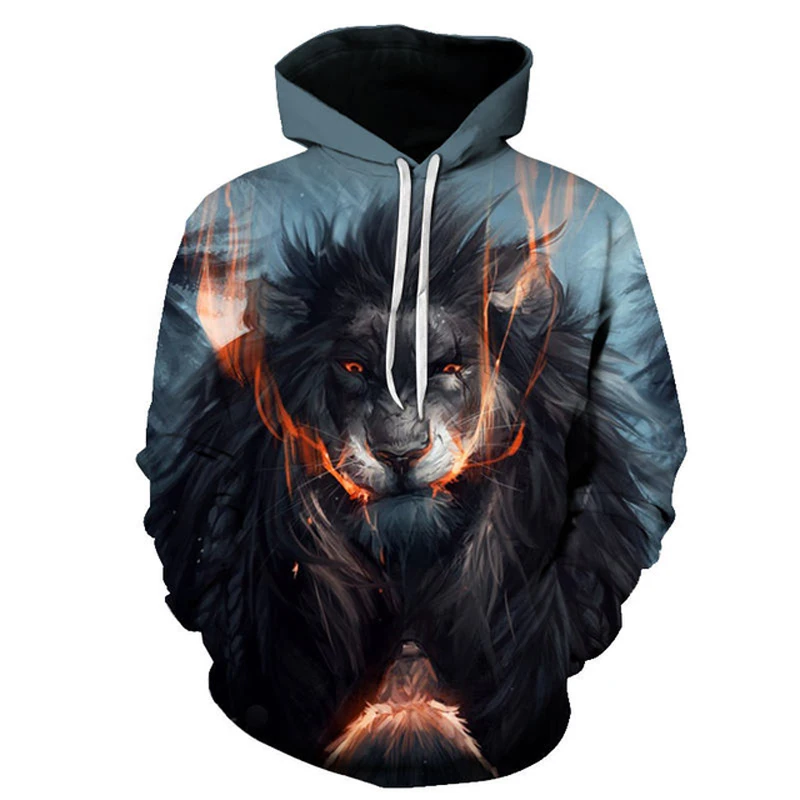 

Lion Brave Fashion Style 3D Printed Hoodies Harajuku Unisex Pullovers Hoodie Casual Sweatshirts Street Top Tracksuit