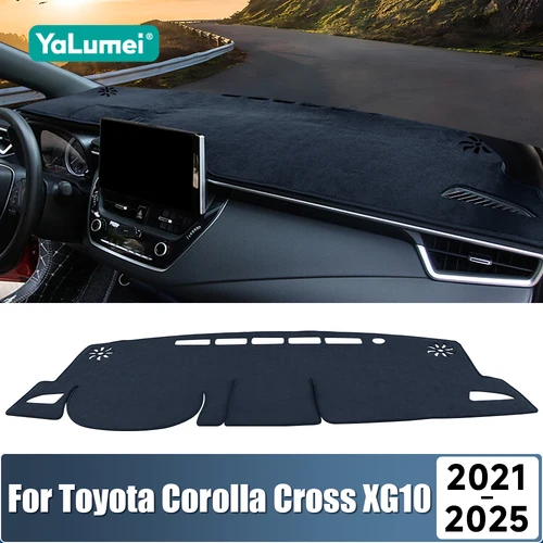 Para Toyota Corolla Cross XG10 2021 2022 2023 2024 2025 alfombrilla híbrida para salpicadero de coche parasol antideslizante cubierta accesorios de alfombra