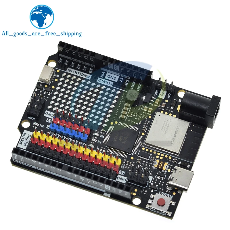 Imagem -02 - Tzt Uno-tipo-c Placa de Desenvolvimento Usb Edição Wifi Programação Arduino Learning Controller Uno r4 Esp32-s3