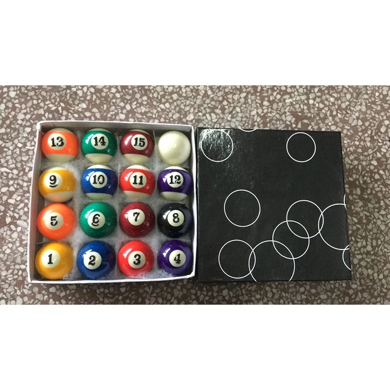 

Wholesale Cheap Price 38mm Small Mini Billiard Ball Set Kids Pool Balls Pool Ball Set
