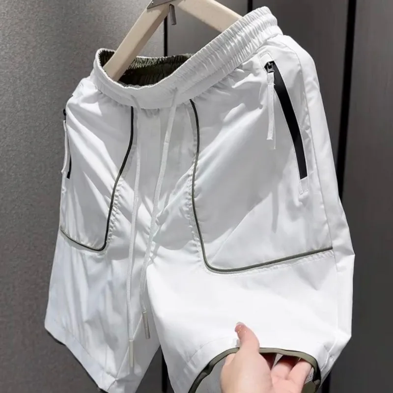 

Mens Oversized 150kg Lightweight Cargo Shorts Summer Casual Streetwear Loose Fit Workout Shorts
