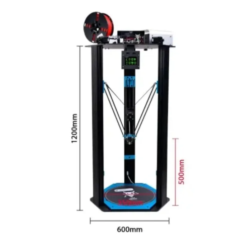 Borosilicate Glass Round 350mm*3mm Transparent Build Plate For TEVO Little Monster Delta 3D Printer Print Bed 5