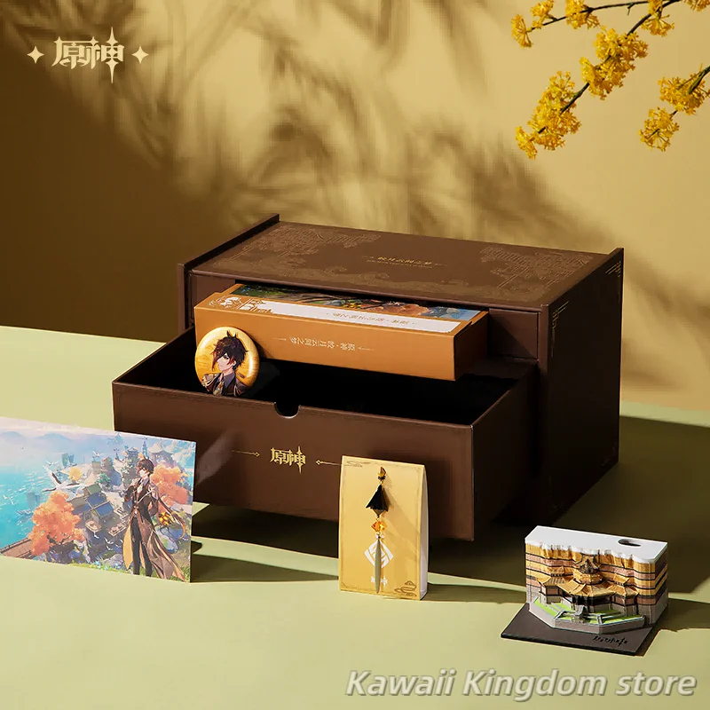 Presale miHoYo Official Merch Original Genshin Impact A Dream Amid the Moon and Clouds OST Collection Gift Box