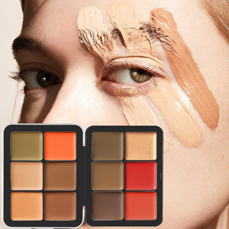 12 color iron box concealer cream frosting highlight contour color makeup integrated palette better matches skin