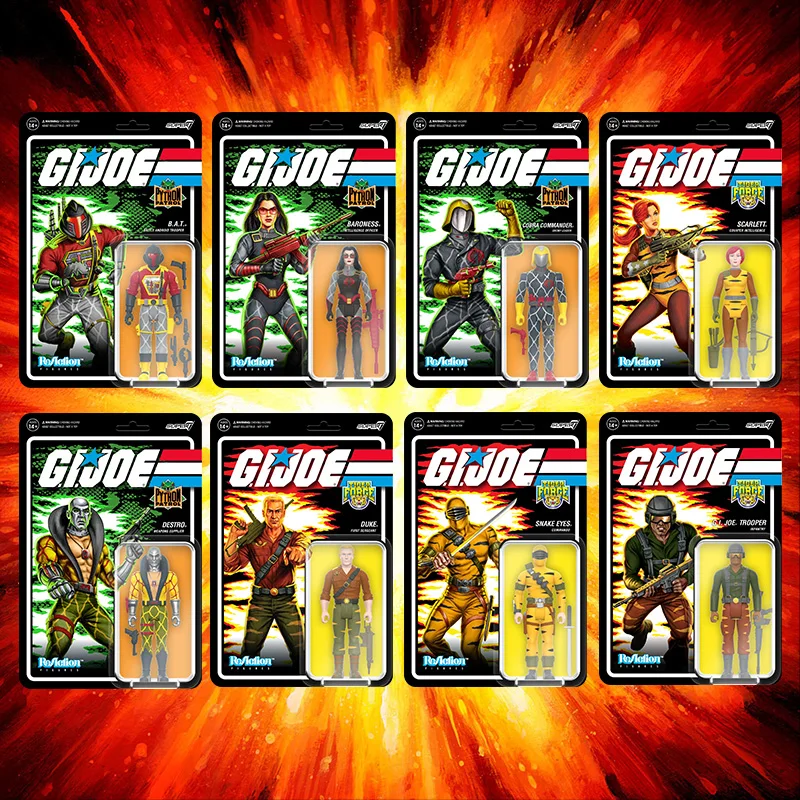 

Super7 G.I. Joe Wave 6 Python Patrol & Tiger Force Complete Set - Articulated Action Figures