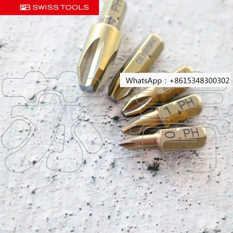 

Original imported PB TOOLS color precision cross screwdriver head PB C6.190 series