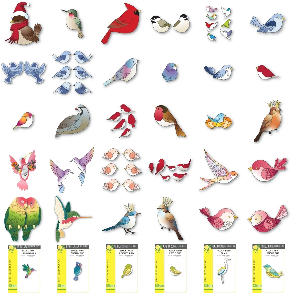 

All kinds of Bird Series Metal Cutting Dies For DIY Decorating Scrapbook Paper Card Album Embossing Flower Folder Craft Cut Die