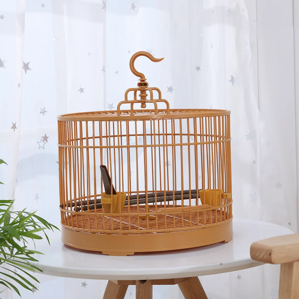 

Creative Bird Cage for Pet Birds Suitable Parrot Cockatiel Budgie Plastic Travel Cages Lovebird aviary bird pet supply