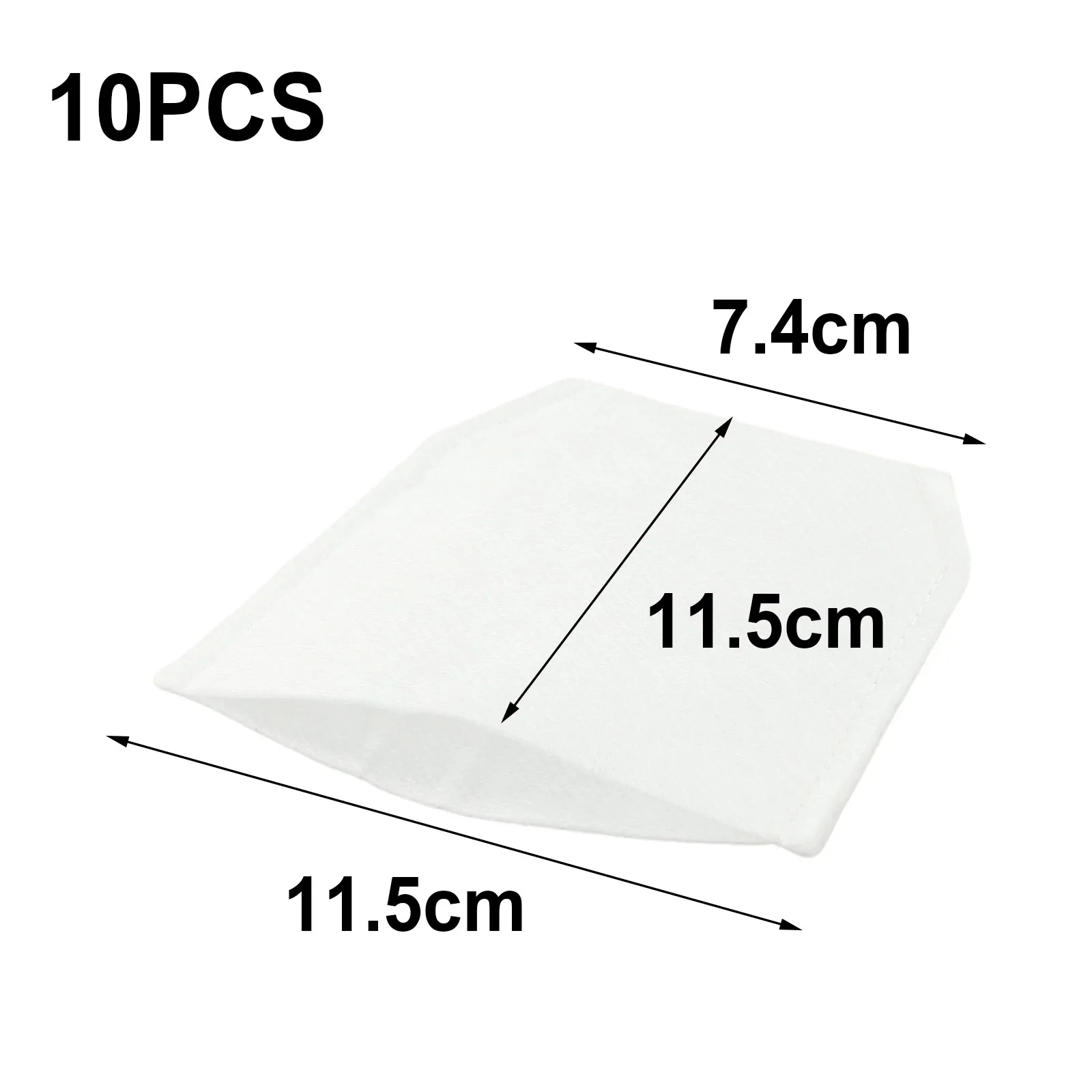 Imagem -04 - Filtros de Pano Bolsas para Makita Filtro Doméstico Substituir Parte Fit para Cl106 Cl183 Dcl180 Cl060 10 Pcs