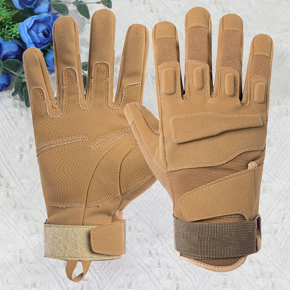 

Anti-slip Cycling Gloves Mountaineering Protective Mitts Full-finger Antis