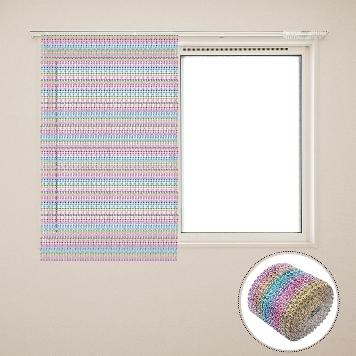 

Plastic Diamond Trim Roll 16 Rows Plum Blossom Shiny Electroplated Mesh Decoration Wedding Holiday Clothing Diamond Sewing