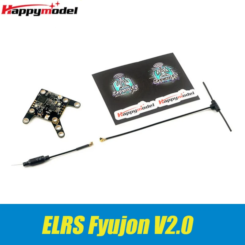 

HappyModel ELRS Fyujon модуль 2 в 1 Встроенный приемник ELRS 2,4 ГГц и 5,8 ГГц 48CH открытая передача изображения VTX для дрона RC FPV