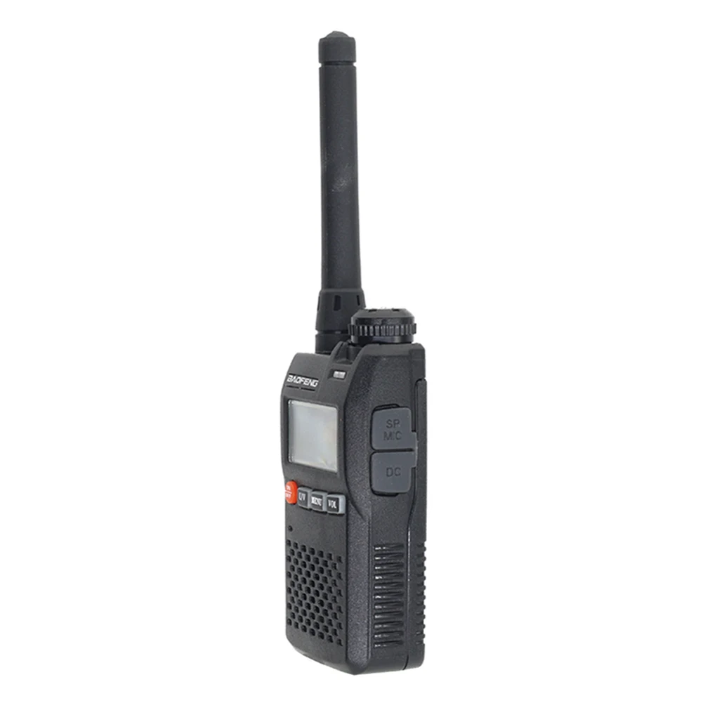 Baofeng-Radio bidireccional UV-3R, Mini Radio FM portátil con pantalla Dual, transceptor Ham FM, 99 canales VOX, 136-174MHz y 400-470MHz