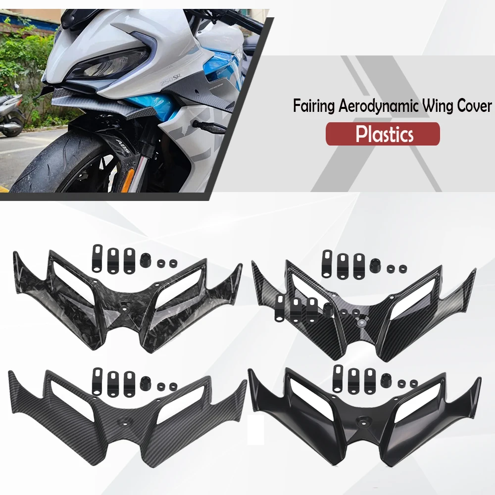 

For CFMOTO 450SR 2024 2023 2022 450 SR 450SS Moto Front Fairing Aerodynamic Winglet Lower Cover Protection Guard Fixed Wind Wing