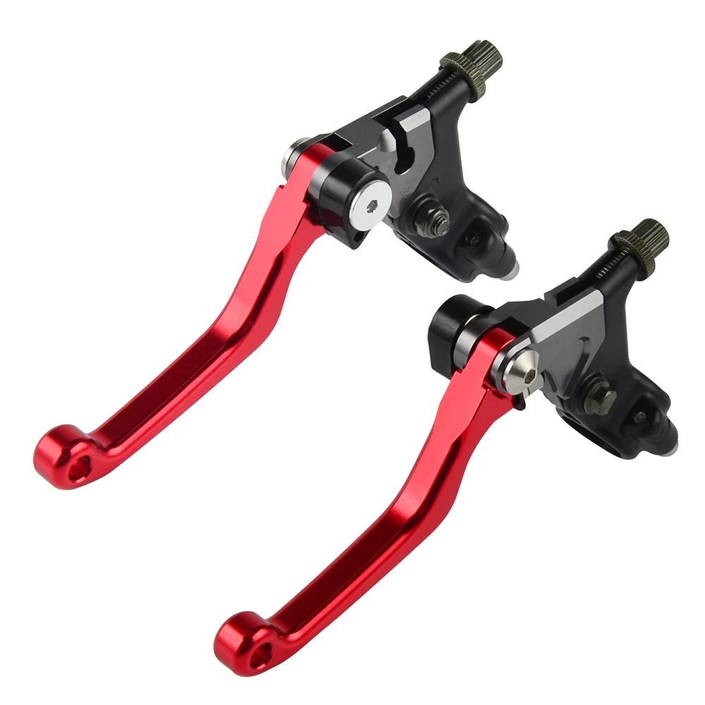 NICECNC Brems- und Kupplungshebel für Honda CRF450R, CRF250R, CRF300L, Kawasaki KDX250, KDX200, Suzuki DR250, DR200, Yamaha YZ250. – Detail 2