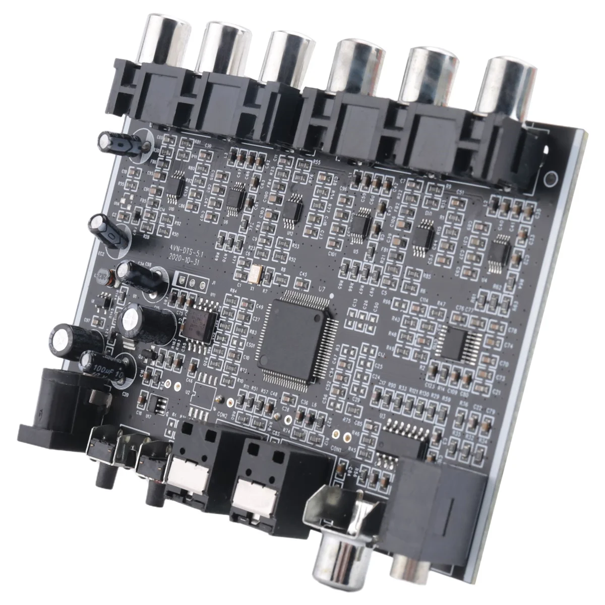 Y14A5.1 Channel Audio Decoder PCM Digital Optik Koaksial DTS RCA HiFi Stereo Audio Home Theater Decoder Papan Amplifier