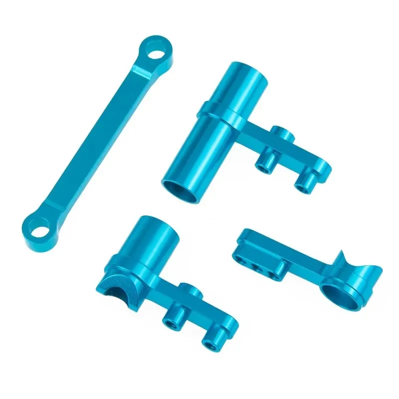 Servomotor de dirección de aluminio para coche de control remoto, conjunto completo de placa Ackerman 02025 02075, piezas de mej