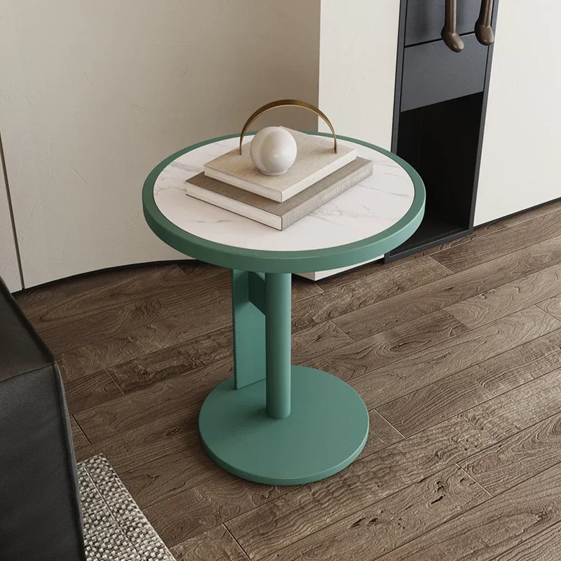 Luxury Round Serving Coffee Tables Modern Living Room Sofa Tv Small Side Table Bedroom Bedside Cabinet Home Furniture Tea Desks