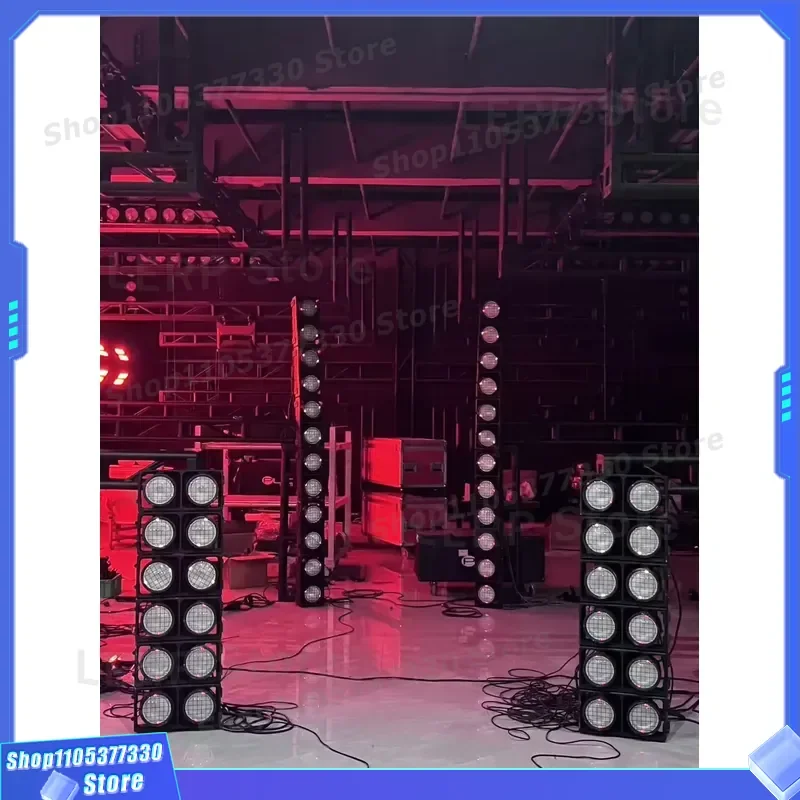 2X475W IP65 Waterproof Matrix Light 2 Eyes LED Lampshade DMX512 Control Full Color Outdoor Stage Concert Event Lighting