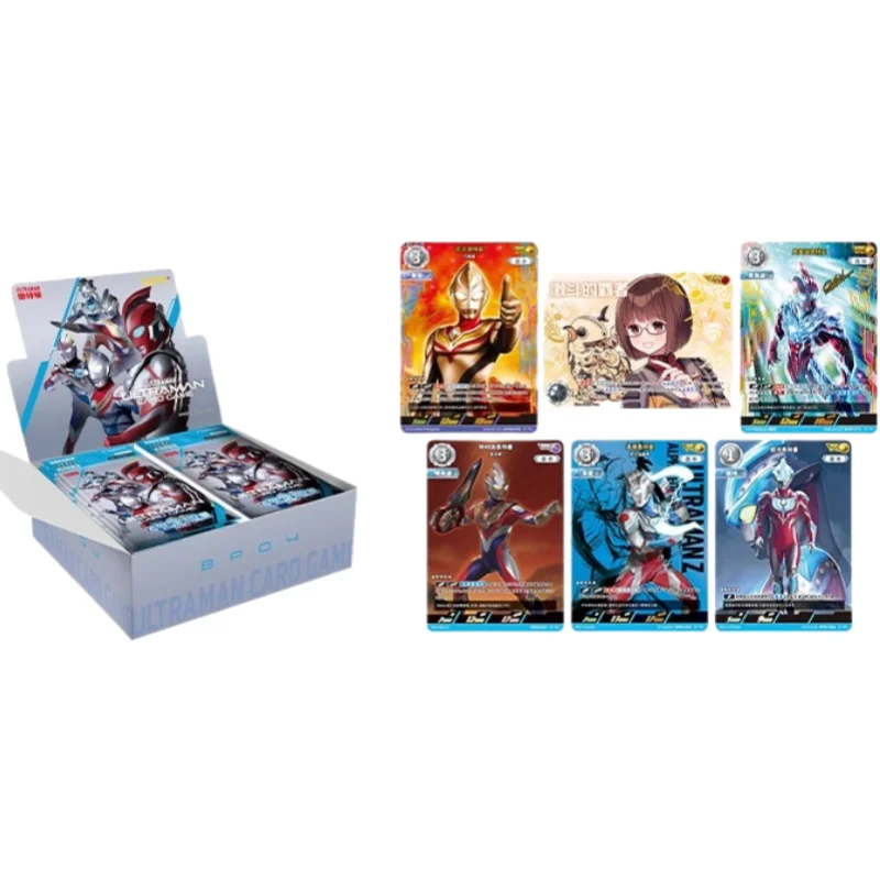 

Kayou Official Genuine Ultraman Trading Cards - Awakening of Hope and Light Booster Pack Official Battle Cards Toys Gift