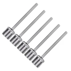 5 Pieces Inflating Needles Wear-resistant Air Valves Adaptor Pump Pins