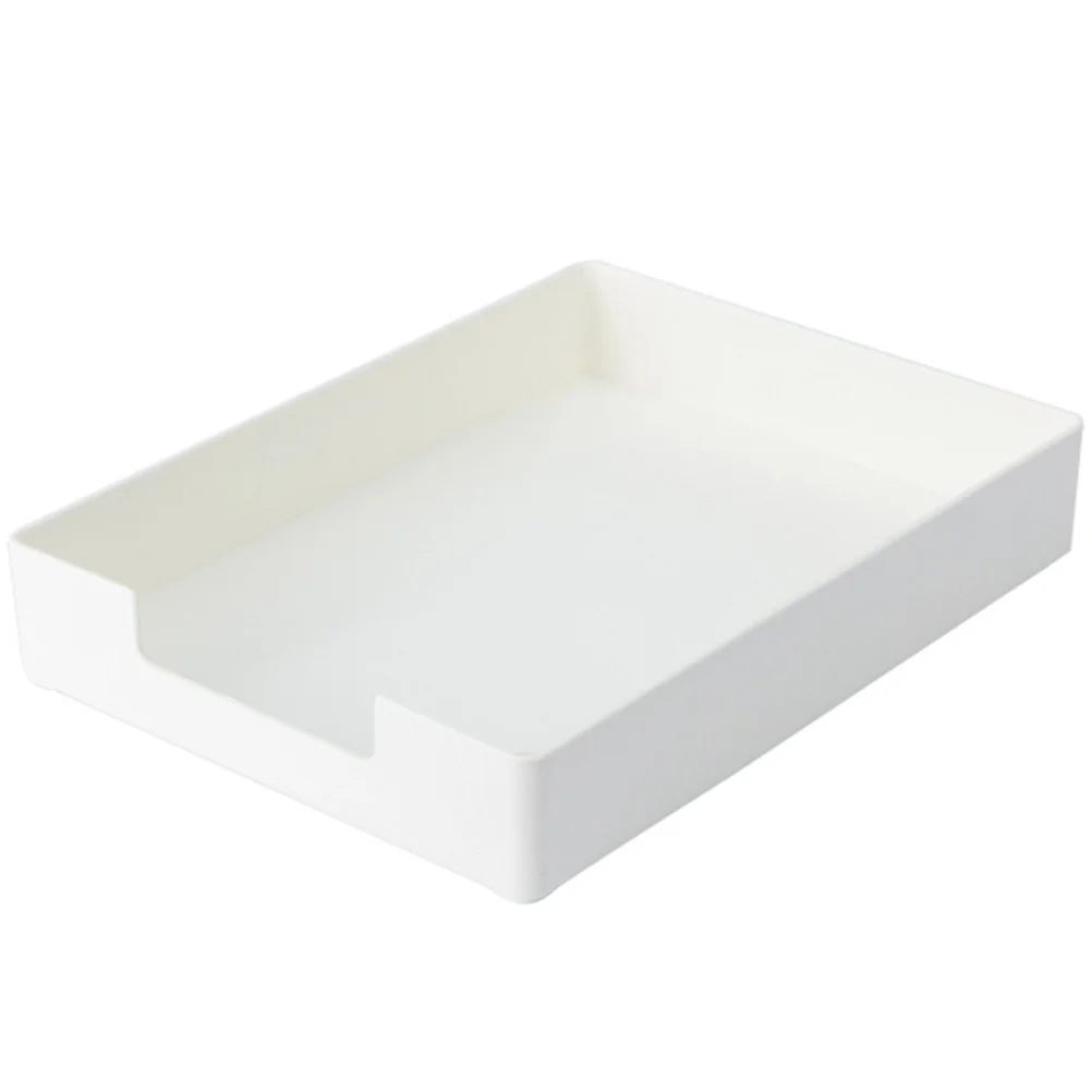 

Stationery Storage Box Document Tray Desk Organizer Paper Office Pp Accessory Multi Function Efficient Household File