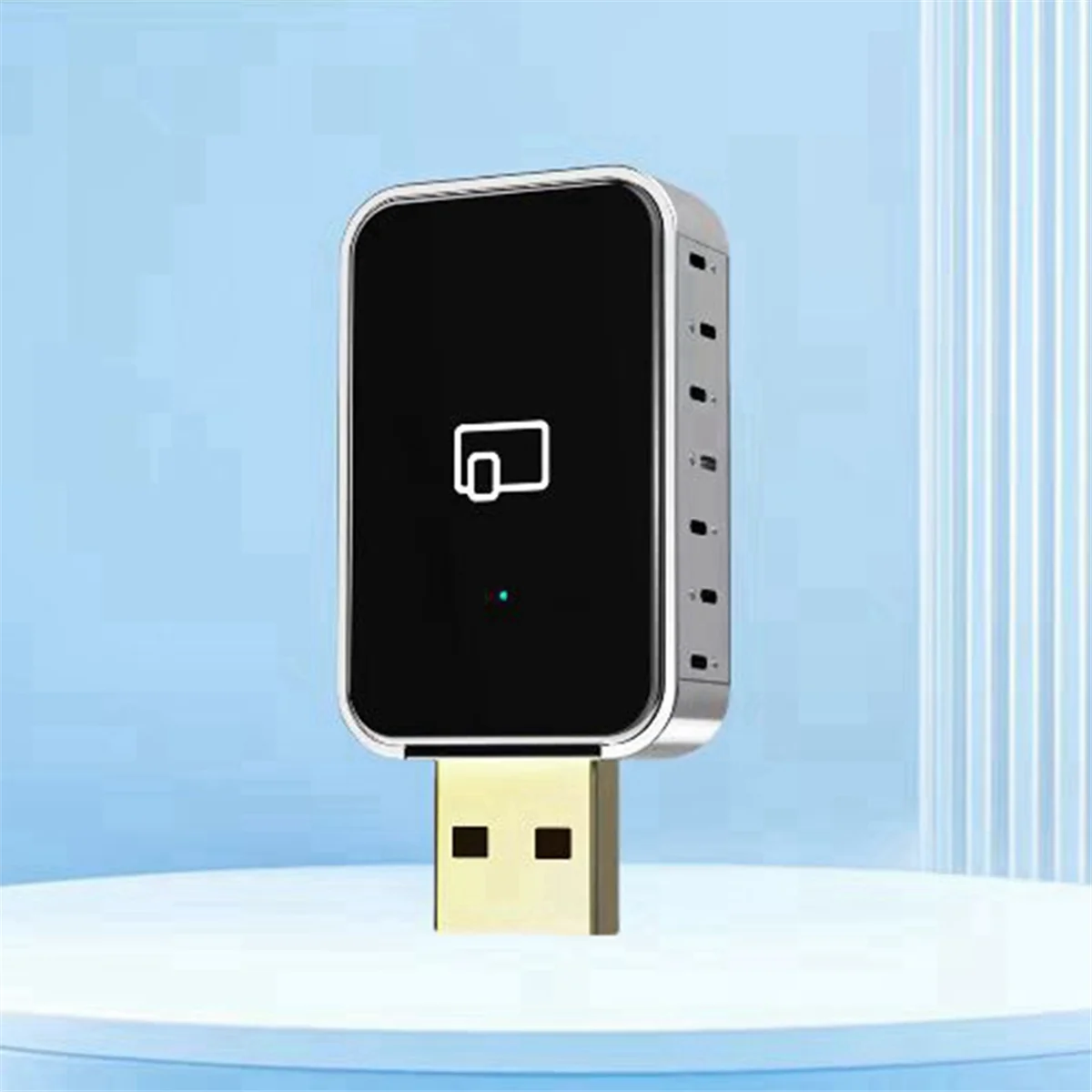 COTS-tWireless AUTO&CARPLAY 2-in-1-Autoadapter Sprachassistent Drahtloser Mini-Box-Adapter Android 11+