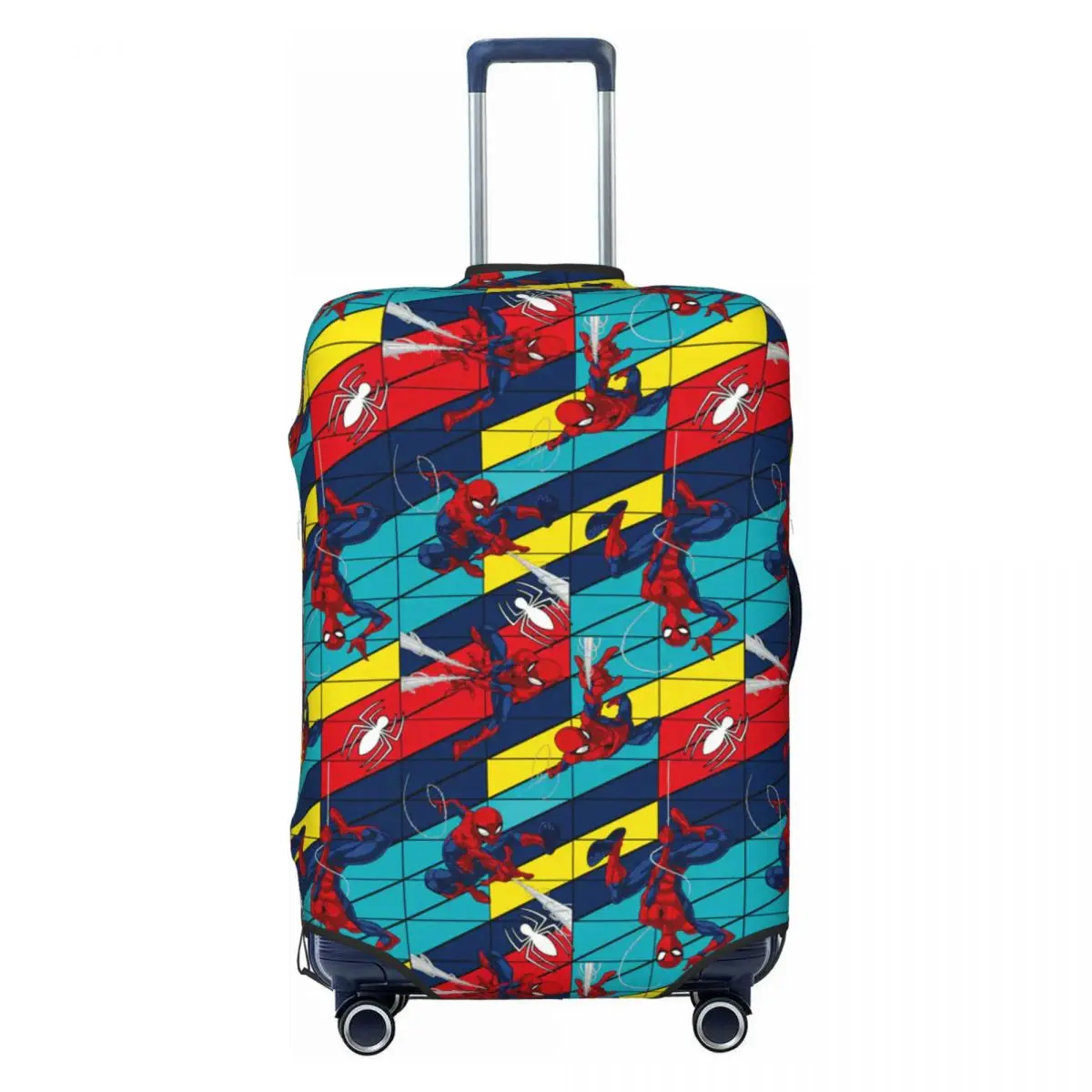 

Custom Animated Superhero Spiderman Luggage Cover Protector Cute Travel Suitcase Protective Cover for 18-32 Inch