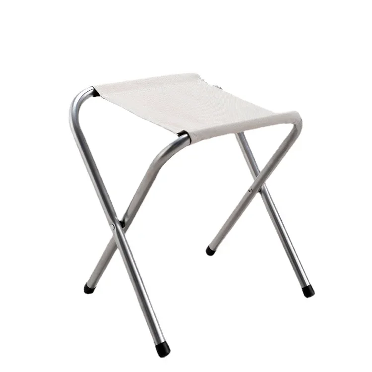 Aluminum Folding Chair Retractable Portable Dual-purpose Folding Cross Stool