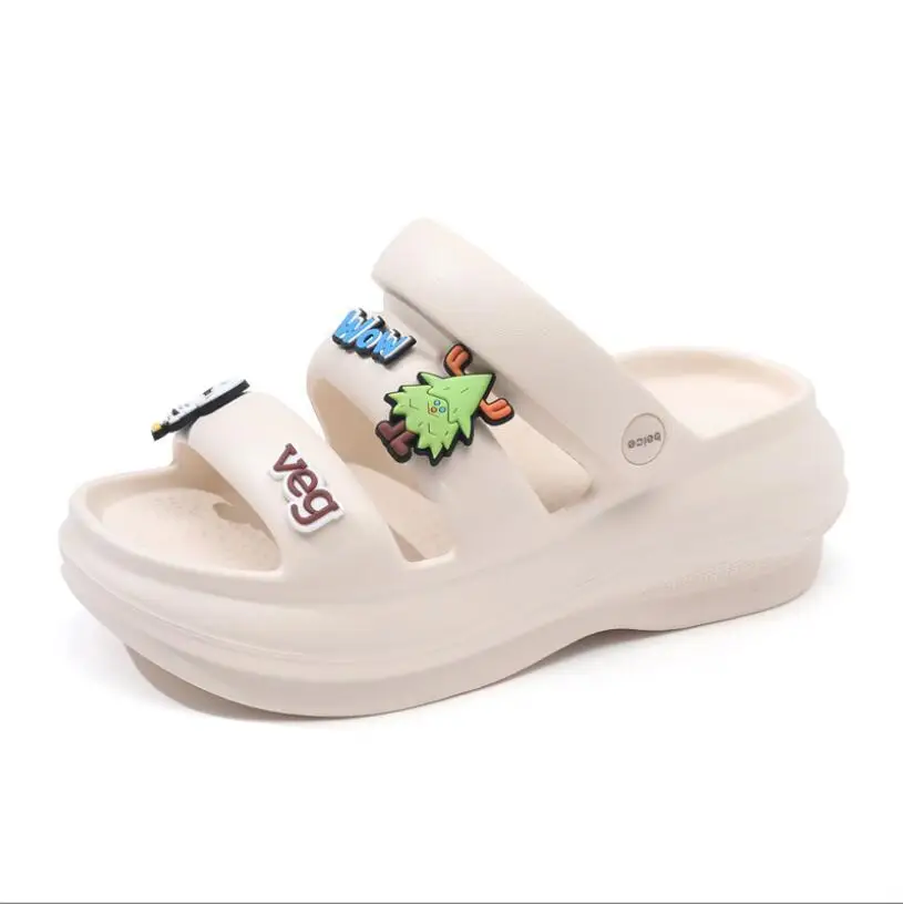 2024 Summer New Women\'s Anti slip Sandals Slippers Female Fashion Casual Beach Sandals