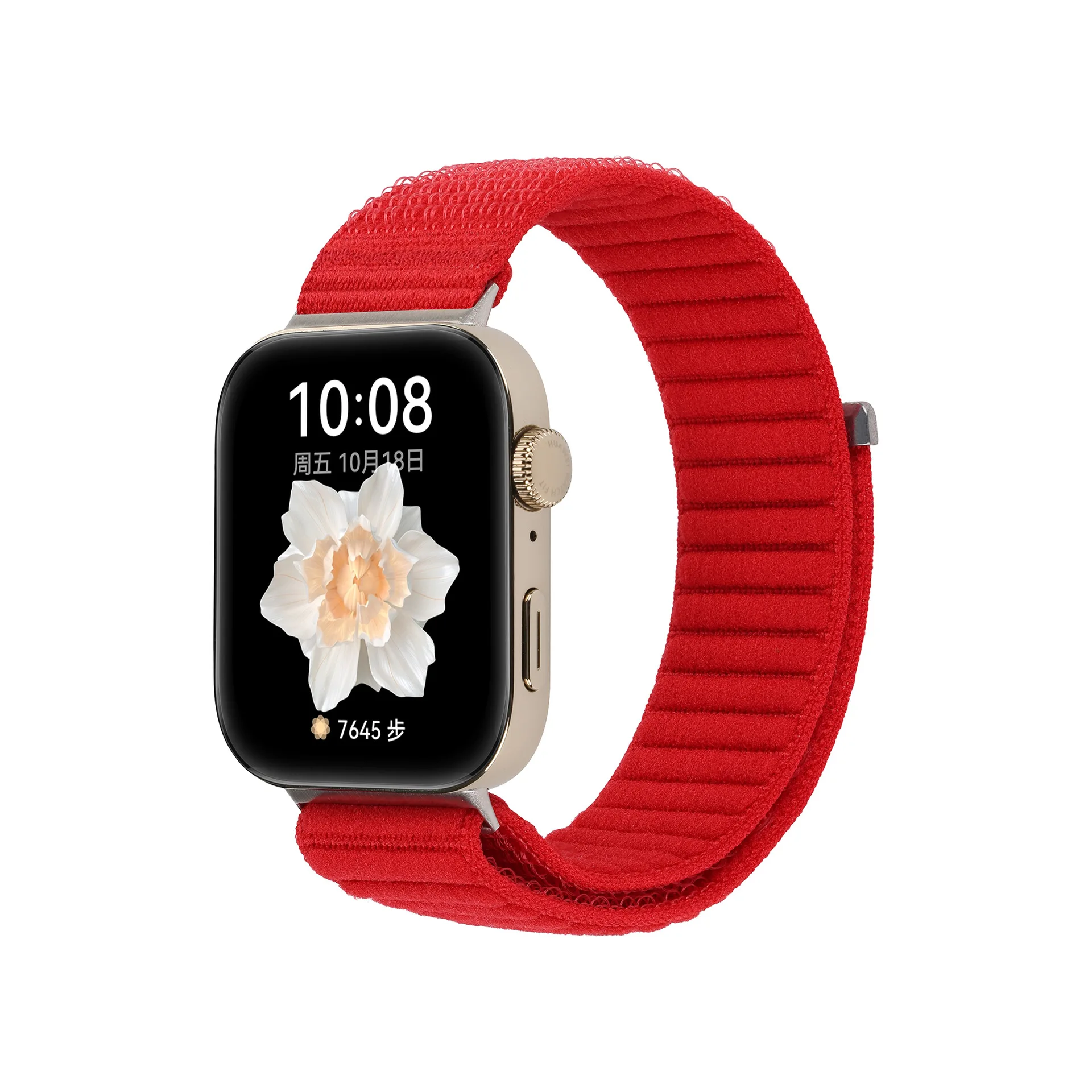 波状ナイロンループ時計ストラップスーツ Huawei 社時計 Fit3/4/4 プロ波状ナイロンストラップ金属コネクタ付き