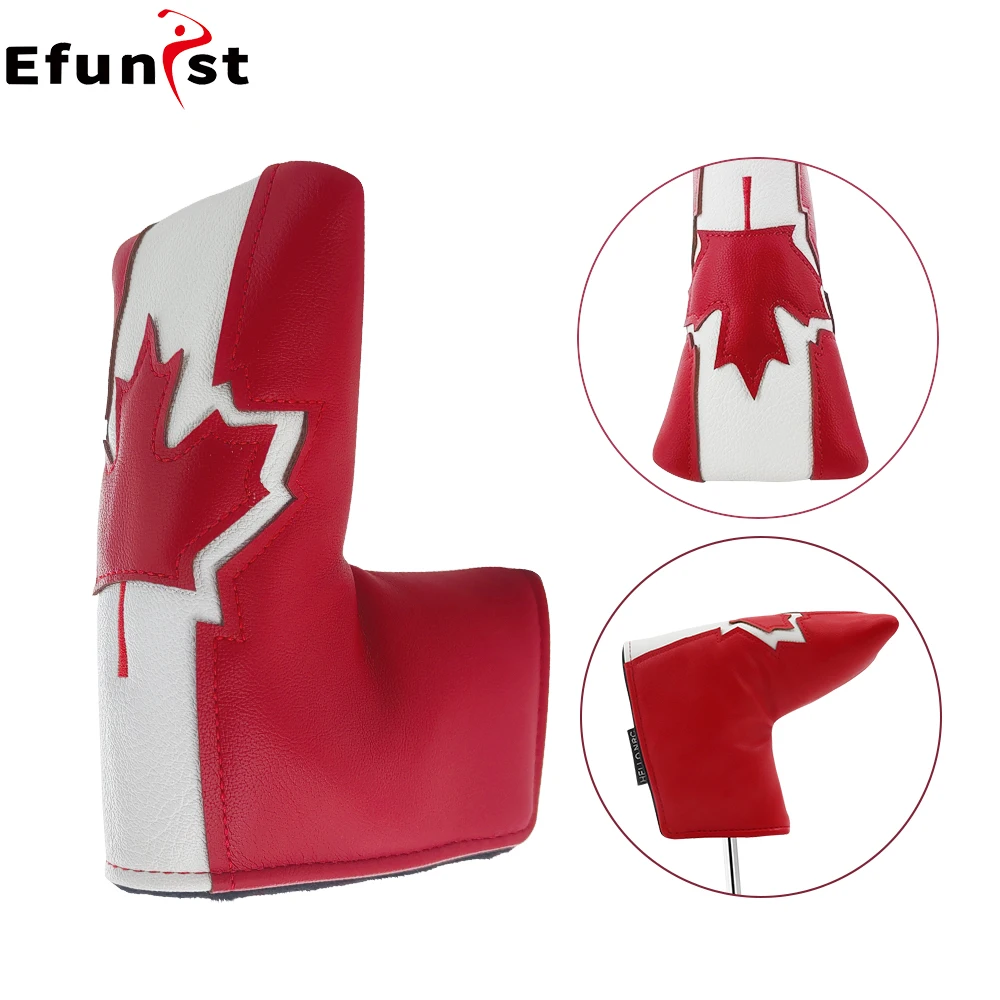 جولف غطاء الرأس مابل ليف نمط المغناطيسي ماجيك الشريط فتح إغلاق نادي الغولف أغطية حماية جولف بليد مضرب غطاء هبوط السفينة #1