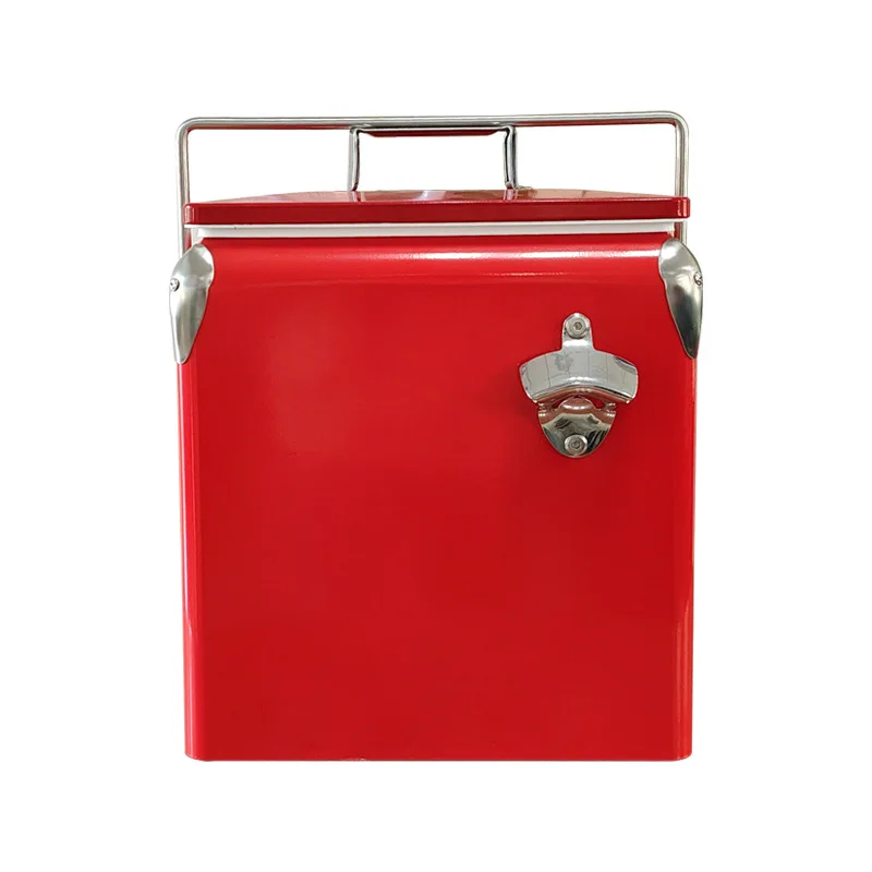 

13L retro incubator, metal ice bucket, plastic ice bucket, portable beverage bucket, plastic beer ice bucket.