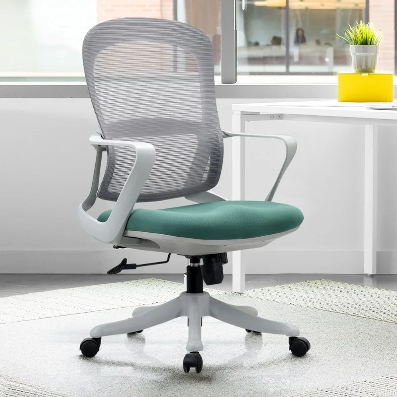 

Adult Upgrade Office Chair Green Modern Nordic Lazy Occasional Computer Chair Adjustable Design Silla Oficina Office Furniture