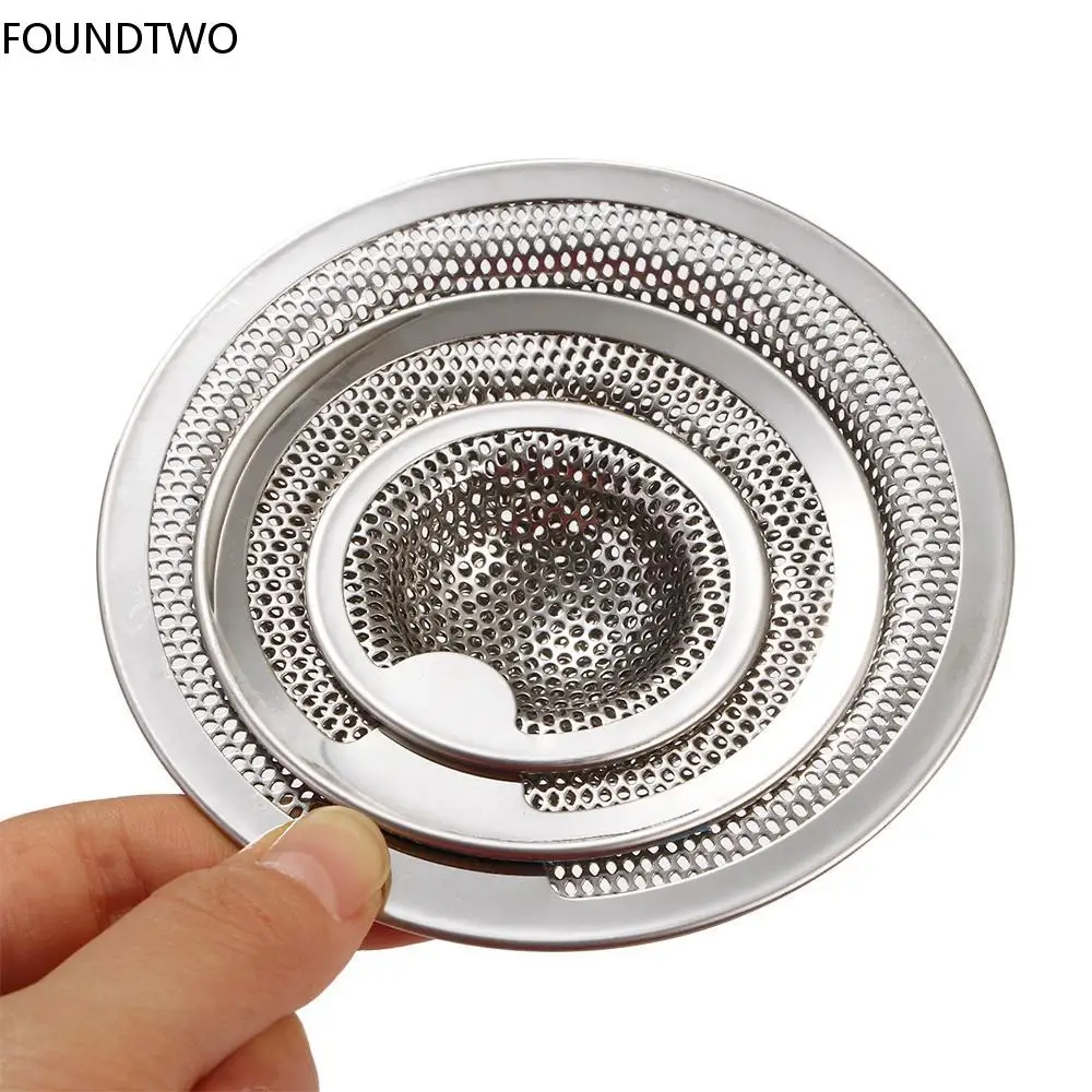 

Kitchen Sink Filter Stainless Steel Mesh Sink Strainer Filter Bathroom Sink Strainer Drain Hole Filter Trap Waste Screen