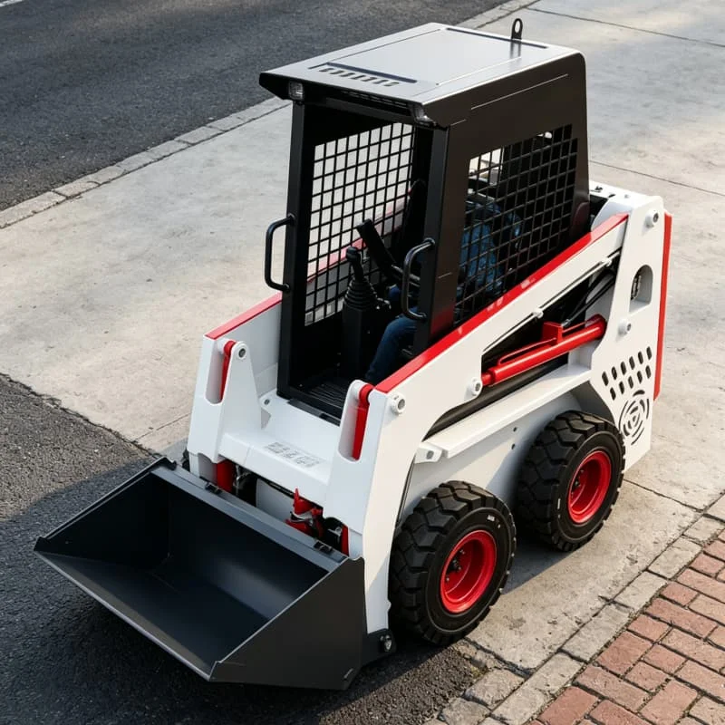 

Customized Ride-on Skid Steer Loader, CE Certified, Multifunctional Agricultural Handling Loading Equipment