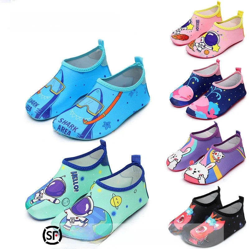 

Beach Sos oes ex Diving Snorkeling Children's Wading Str Swimming Soft Anti-Slip Wear-Resistant Barefoot Skin-Frie...