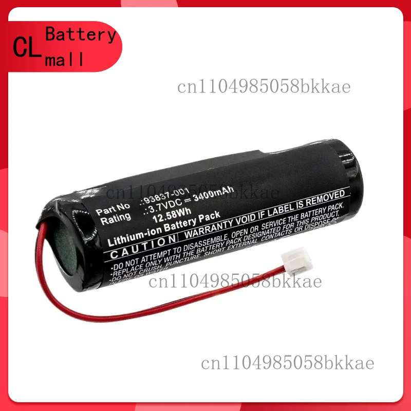

New 837-001 3.7V 3400mAh 12.58Wh Battery for Wahl 93837-001 93837-200 Cordless Magic Clip Designer Sterling 4 Super Taper Senior