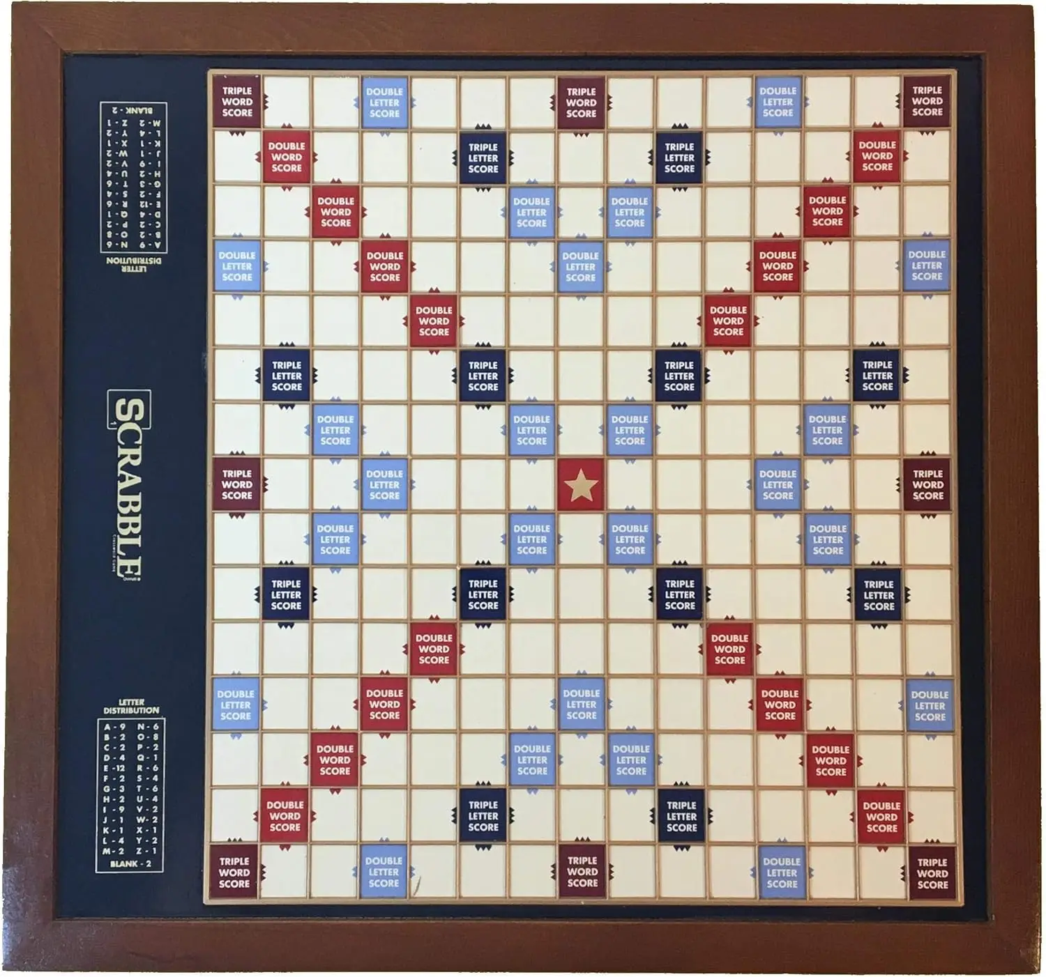 Company Scrabble Trophy Edición de lujo con tablero de juego giratorio de madera