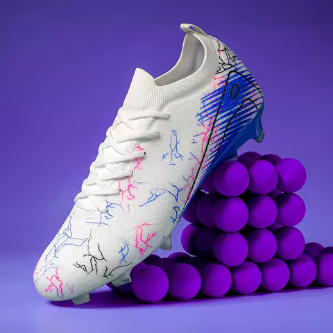 New Men's Soccer Shoes Top Quality Wholesale Cleats Football Boots Training Non-Slip Sneakers FG Drop Shipping Unisex Adult