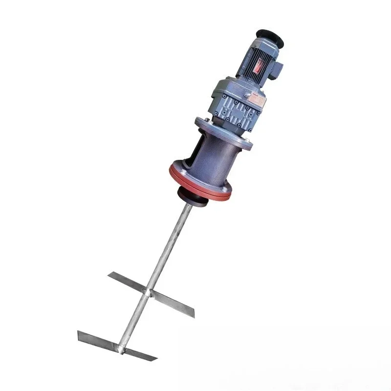 Industrial wastewater dosing mixer, cycloidal paddle vertical electric liquid mixer