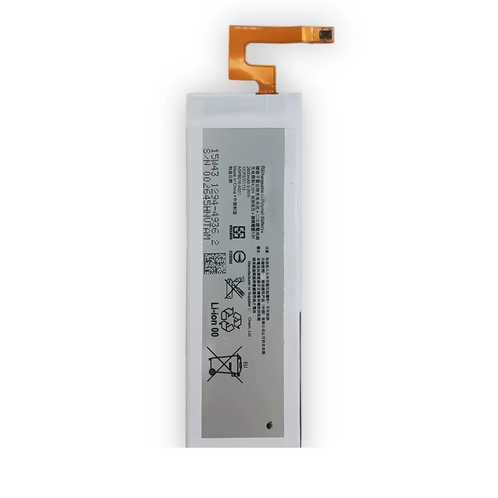 2600mAh AGPB016-A001 Replacement Battery For Sony Xperia M5 E5603 E5606 E5653 E5633 E5643 E5663 E5603 E5606 + Free Tools