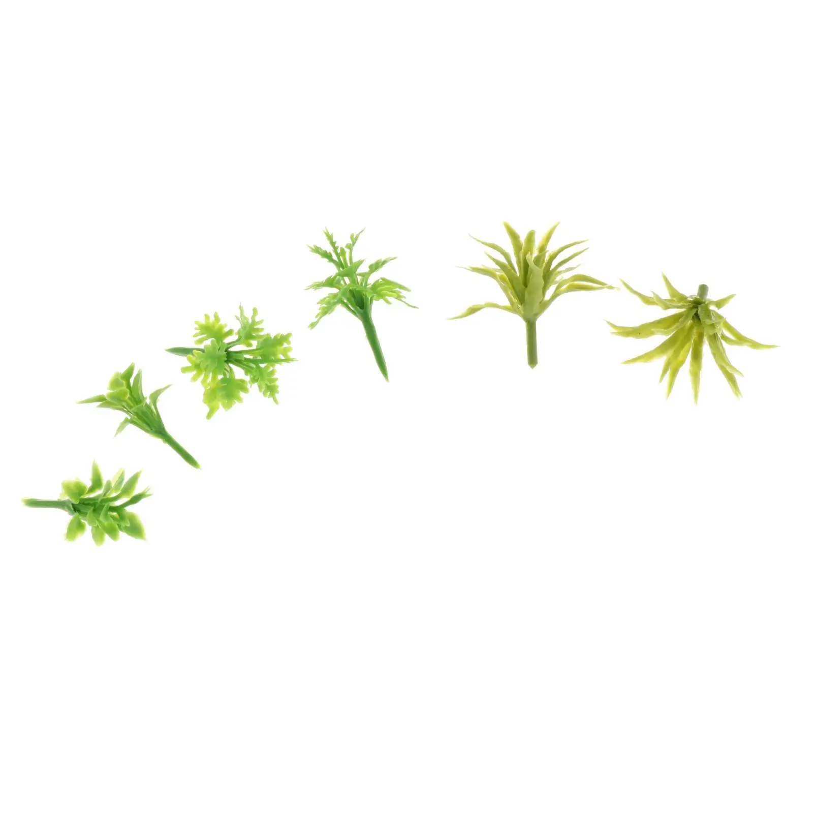 

100Pcs Simulation Miniature Grass Mini Landscape Grass for Sand Table Building