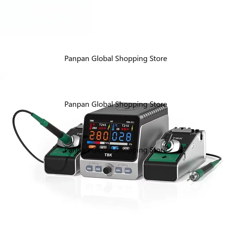 T-bk 310 New Sm-art Soldering Station 2 Workstation 245 210soldering Iron Cu-rve Repair Inspection for Phone Re-pair