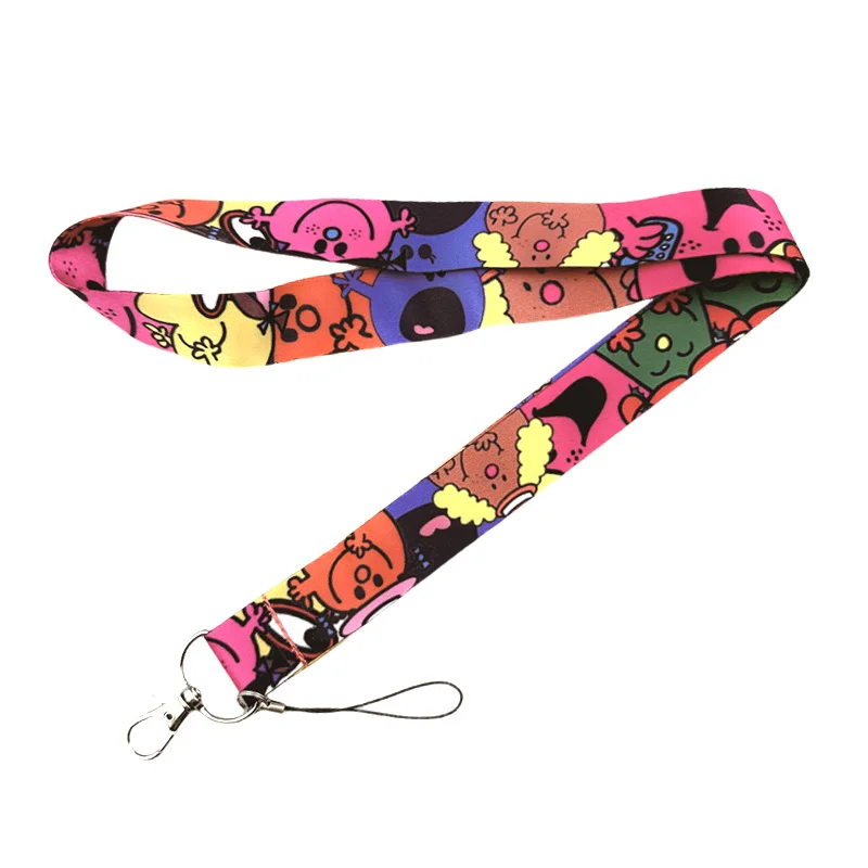 Funny Miss Cartoon Anime Classical Style Lanyard For keys The 90s Phone Working Badge Holder Neck Straps With Phone Hang Ropes