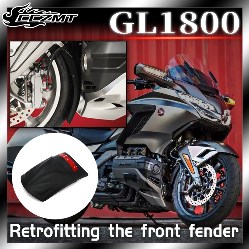 

For Honda GL1800 GOLD WING 2018 2019 2020 2021 GL 1800 Goldwing Front Fender Mudguard Extender Splash Guard Extension