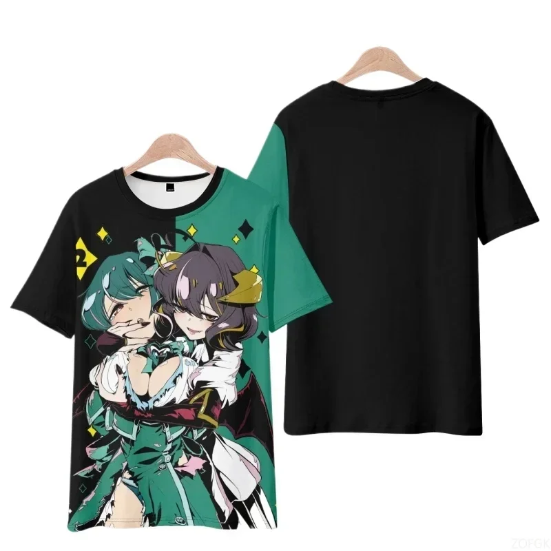 

Girl's T-shirt 3D Printed Anime T-shirt Men's and Women's Short Sleeved Children's T-shirt Harajuku Fashion Unisex Clothing