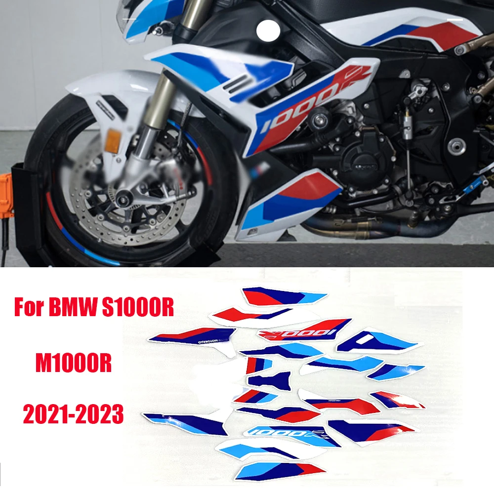 

New S1000R 2023 FOR BMW S1000 R 2021 2022 2023 Car Sticker Set S 1000 R M1000R Sticker Decal