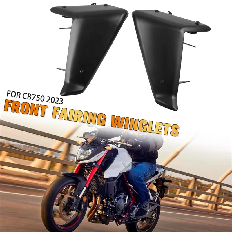 Aerodynamic Wing Guide Plate Front Spoiler Fender Fixed Wing For Honda CB750 HORNET 2023 Motorcycle Front Fairing